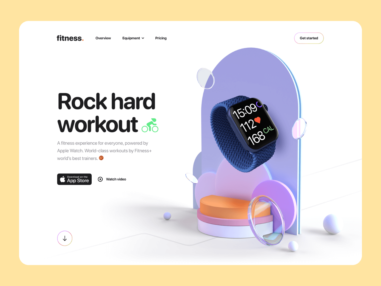 网站设计融合C4D的效果 网站设计融合C4D的效果